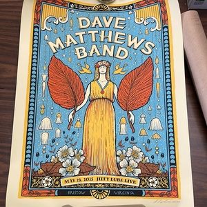 Dave Matthews Band Original Silkscreen Poster